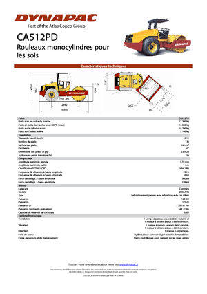 Cilindri compactori cu un singur tambur Dynapac CA 512 PD