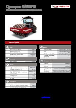 Cilindri compactori cu un singur tambur Dynapac CA30PD Rhino