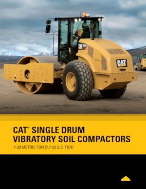 Cilindri compactori cu un singur tambur Caterpillar CS74B