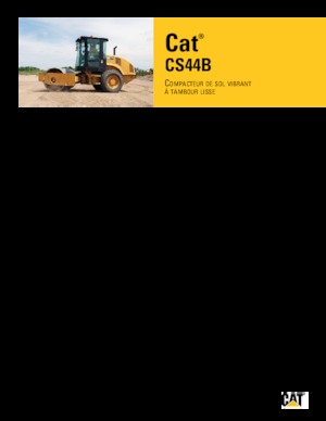 Cilindri compactori cu un singur tambur Caterpillar CS44B