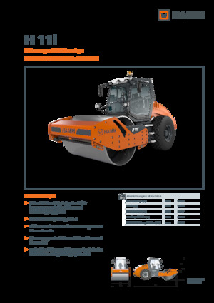 Cilindri compactori cu un singur tambur Hamm H 11i