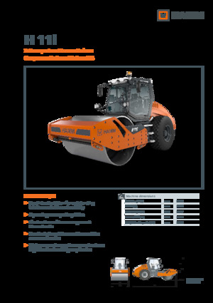 Cilindri compactori cu un singur tambur Hamm H 11i