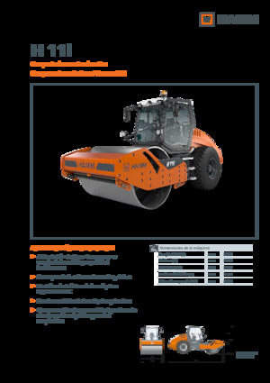 Cilindri compactori cu un singur tambur Hamm H 11i