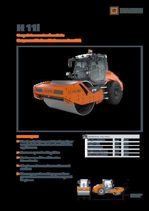 Cilindri compactori cu un singur tambur Hamm H 11i