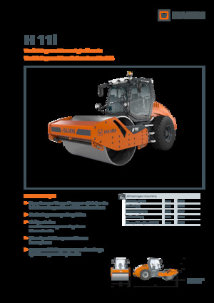 Cilindri compactori cu un singur tambur Hamm H 11i