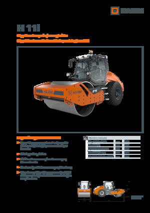 Cilindri compactori cu un singur tambur Hamm H 11i