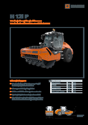 Cilindri compactori cu un singur tambur Hamm H 12i P