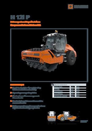 Cilindri compactori cu un singur tambur Hamm H 12i P