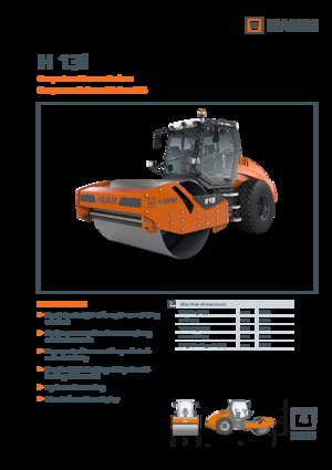 Cilindri compactori cu un singur tambur Hamm H 13 ix