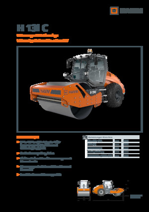 Cilindri compactori cu un singur tambur Hamm H 13i C