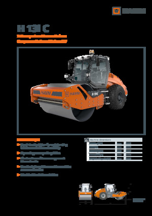 Cilindri compactori cu un singur tambur Hamm H 13i C