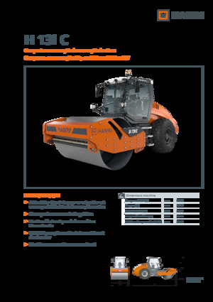 Cilindri compactori cu un singur tambur Hamm H 13i C