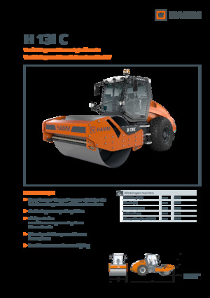 Cilindri compactori cu un singur tambur Hamm H 13i C