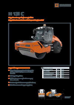 Cilindri compactori cu un singur tambur Hamm H 13i C