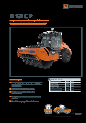 Cilindri compactori cu un singur tambur Hamm H 13i C P