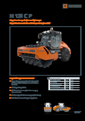Cilindri compactori cu un singur tambur Hamm H 13i C P