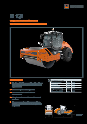 Cilindri compactori cu un singur tambur Hamm H 13i