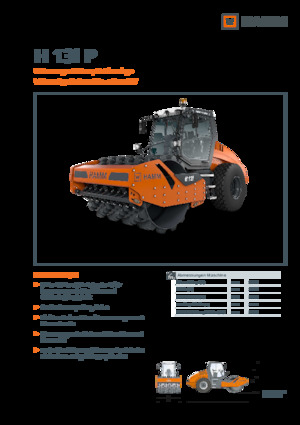 Cilindri compactori cu un singur tambur Hamm H 13i P