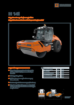 Cilindri compactori cu un singur tambur Hamm H 14i