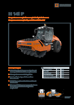 Cilindri compactori cu un singur tambur Hamm H 14i P