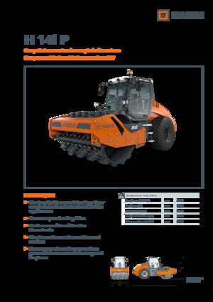 Cilindri compactori cu un singur tambur Hamm H 14i P