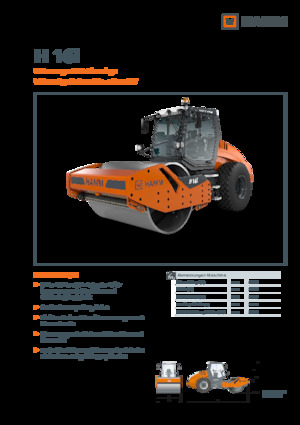 Cilindri compactori cu un singur tambur Hamm H 16i