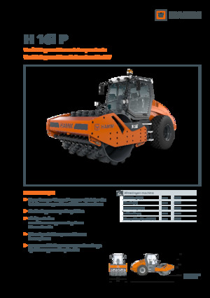 Cilindri compactori cu un singur tambur Hamm H 16i P