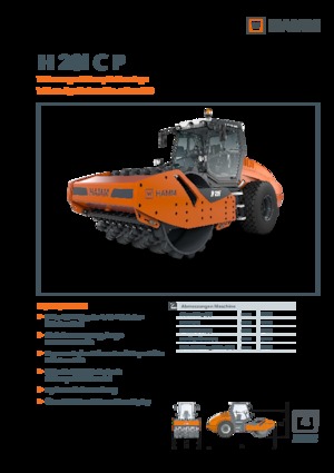 Cilindri compactori cu un singur tambur Hamm H 20i C-P