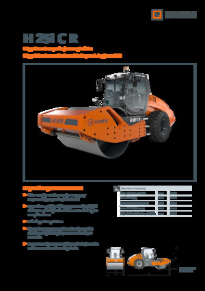 Cilindri compactori cu un singur tambur Hamm H 25i C R