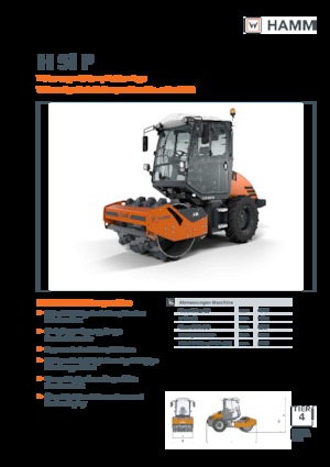 Cilindri compactori cu un singur tambur Hamm H 5i P