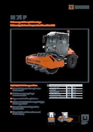 Cilindri compactori cu un singur tambur Hamm H 7i P