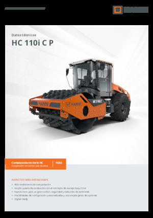 Cilindri compactori cu un singur tambur Hamm HC 110i C P