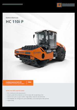 Cilindri compactori cu un singur tambur Hamm HC 110i P