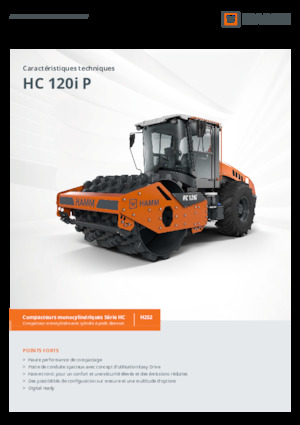 Cilindri compactori cu un singur tambur Hamm HC 120i P