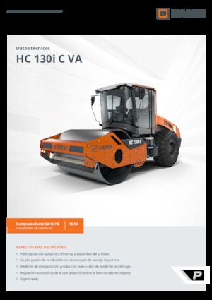 Cilindri compactori cu un singur tambur Hamm HC 130i C VA