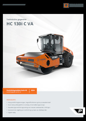 Cilindri compactori cu un singur tambur Hamm HC 130i C VA