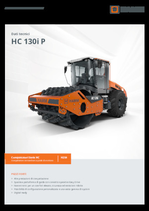 Cilindri compactori cu un singur tambur Hamm HC 130i P