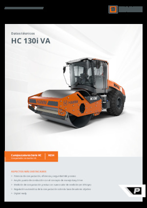 Cilindri compactori cu un singur tambur Hamm HC 130i VA