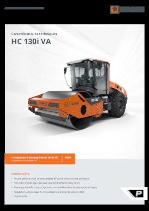 Cilindri compactori cu un singur tambur Hamm HC 130i VA
