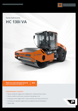 Cilindri compactori cu un singur tambur Hamm HC 130i VA