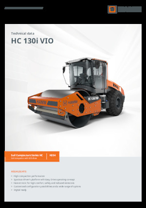 Cilindri compactori cu un singur tambur Hamm HC 130i VIO