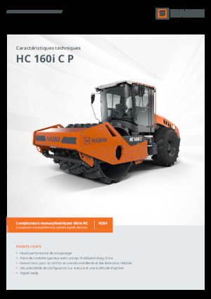 Cilindri compactori cu un singur tambur Hamm HC 160i C P