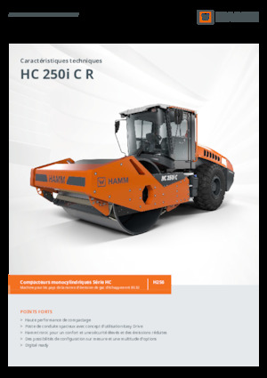 Cilindri compactori cu un singur tambur Hamm HC 250i C R