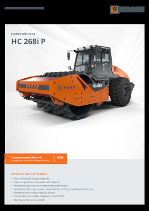 Cilindri compactori cu un singur tambur Hamm HC 268i P