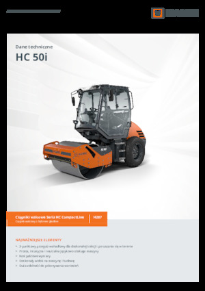 Cilindri compactori cu un singur tambur Hamm HC 50i