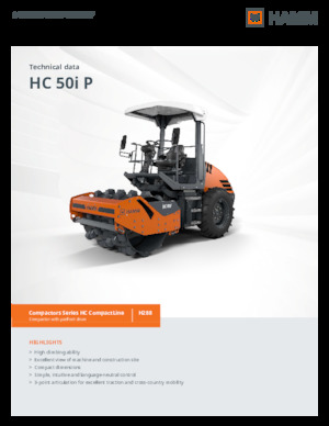 Cilindri compactori cu un singur tambur Hamm HC 50i P