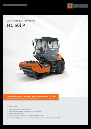 Cilindri compactori cu un singur tambur Hamm HC 50i P