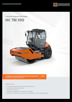 Cilindri compactori cu un singur tambur Hamm HC 70i VIO