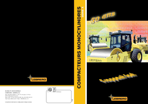 Cilindri compactori cu un singur tambur Lebrero Rahile X 4