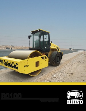 Cilindri compactori cu un singur tambur RHINO RC100